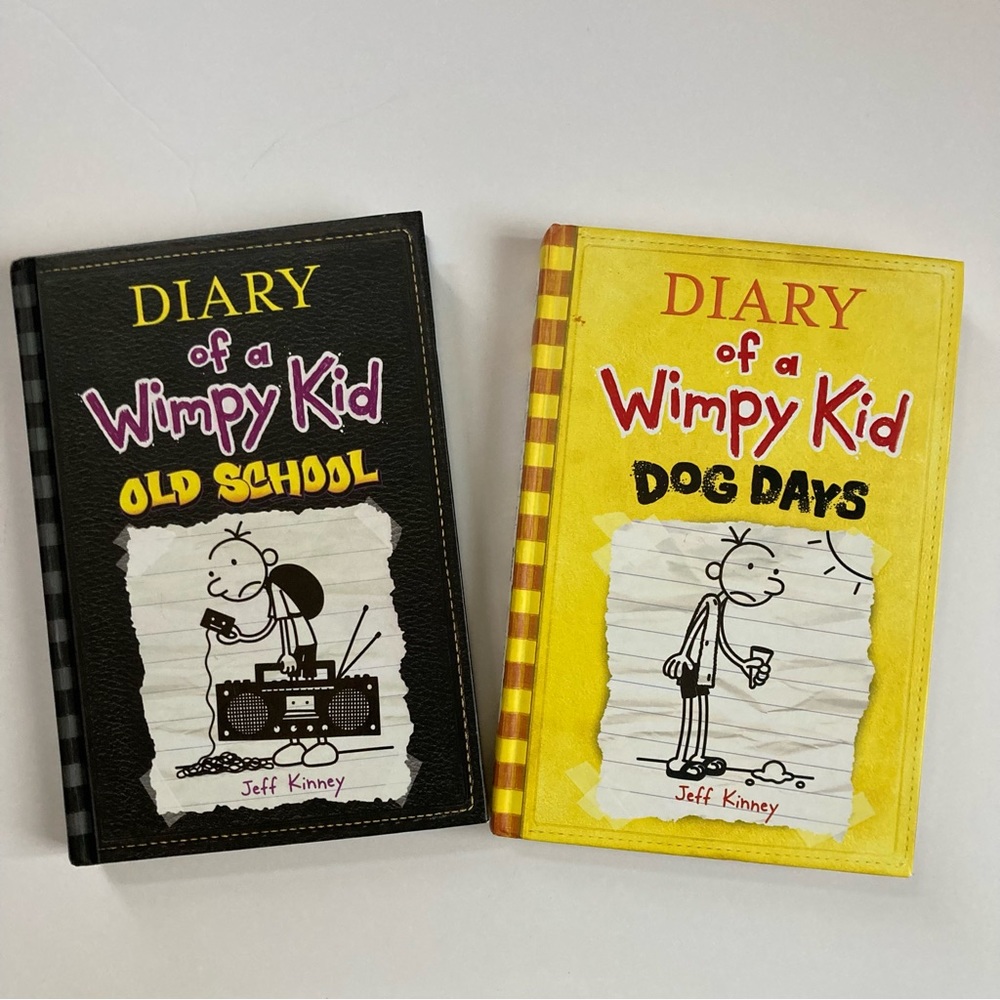 2 Diary of a Wimpy Kid Books